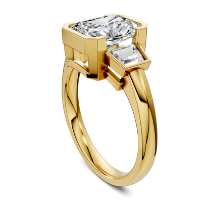 Lakelynn Bezel Three Stone Ring