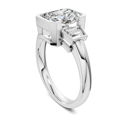 Lakelynn Bezel Three Stone Ring