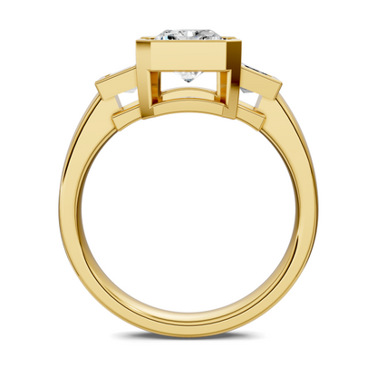 Lakelynn Bezel Three Stone Ring