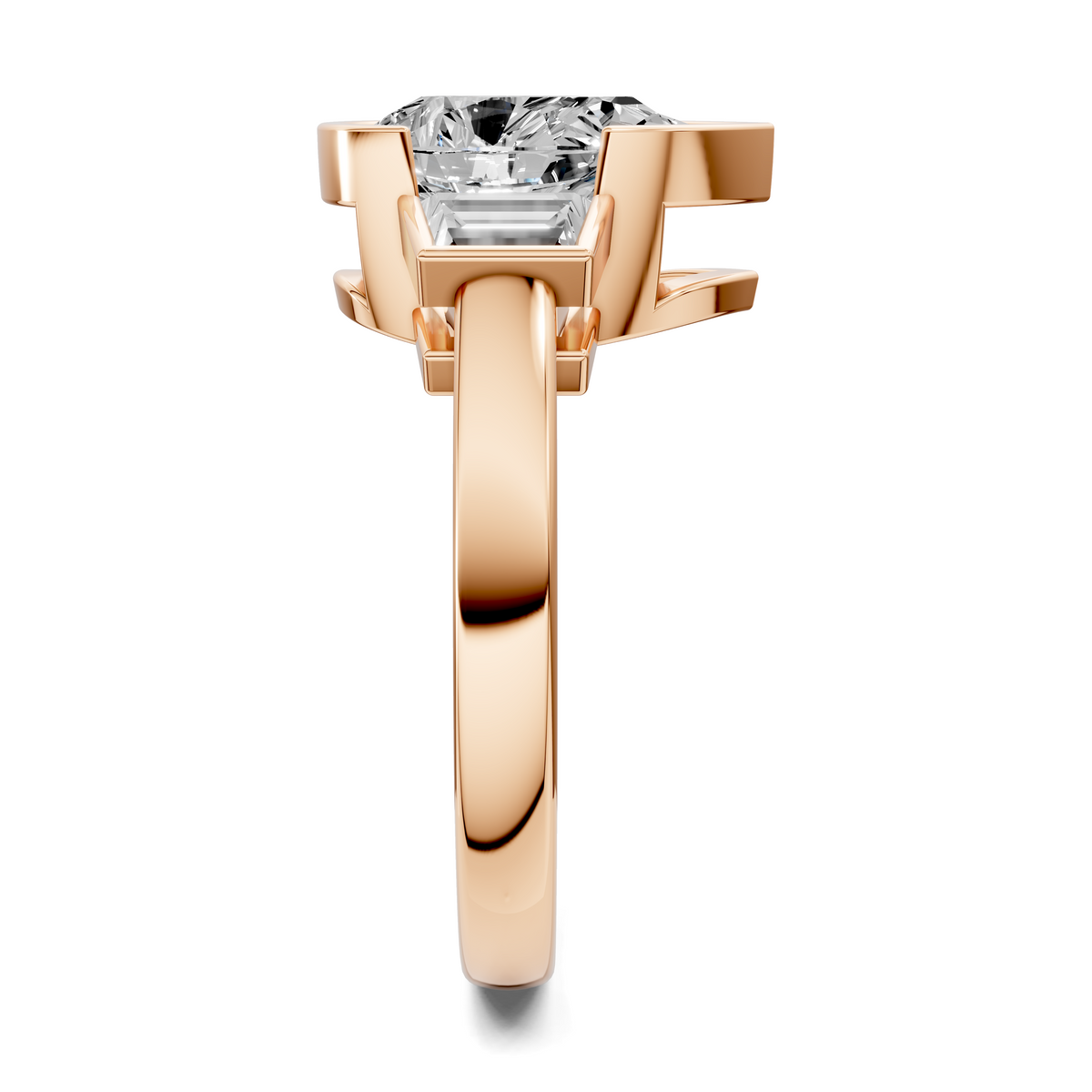 Lakelynn Bezel Three Stone Ring