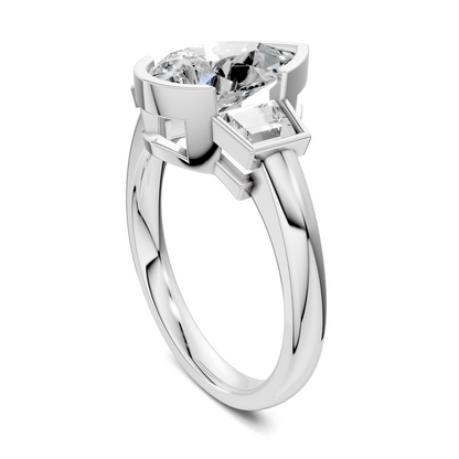 Lakelynn Bezel Three Stone Ring