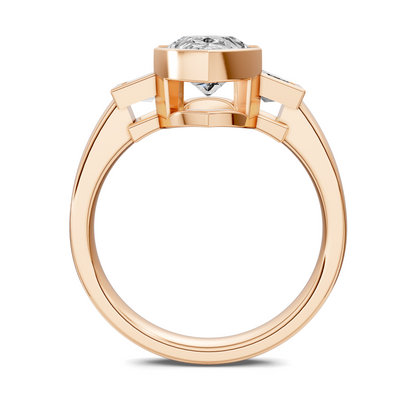 Lakelynn Bezel Three Stone Ring