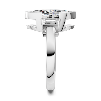 Lakelynn Bezel Three Stone Ring