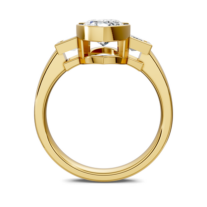 Lakelynn Bezel Three Stone Ring