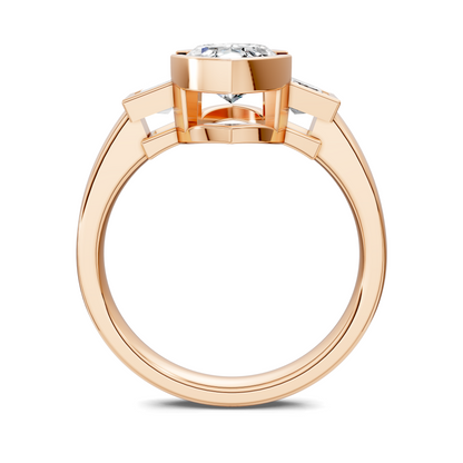 Lakelynn Bezel Three Stone Ring