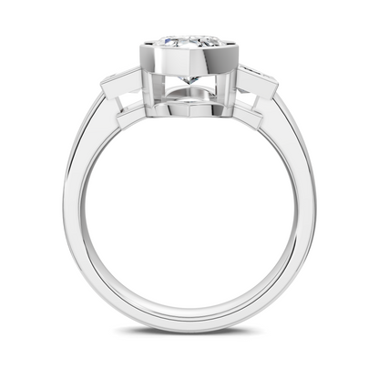 Lakelynn Bezel Three Stone Ring