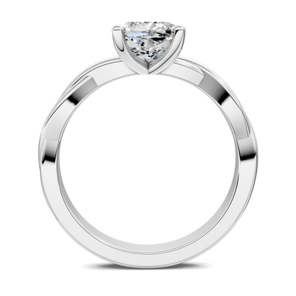 Emely Twisted Vine Solitaire Ring