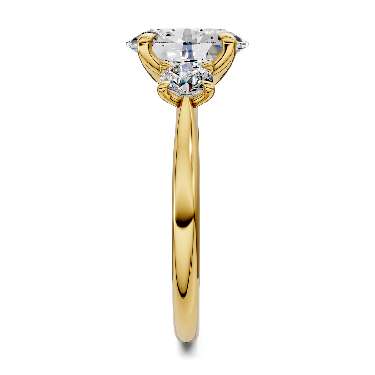 Taryn Three Stone Ring