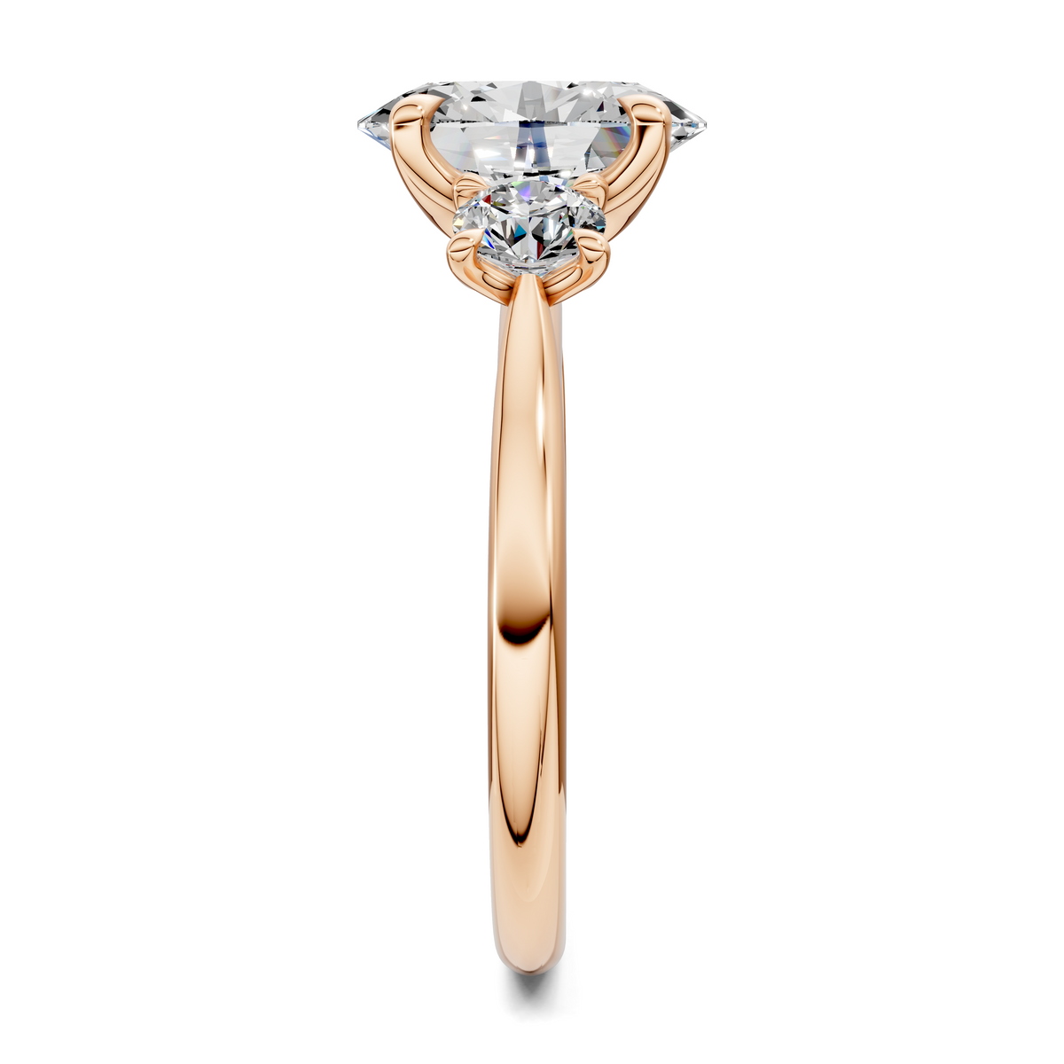 Taryn Three Stone Ring