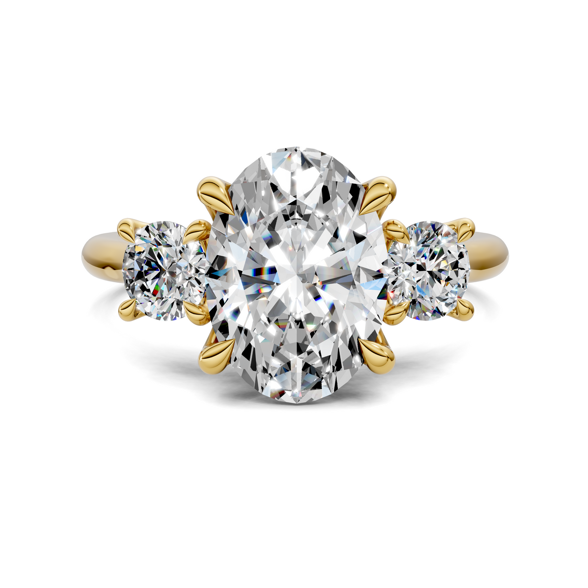 Taryn Three Stone Ring