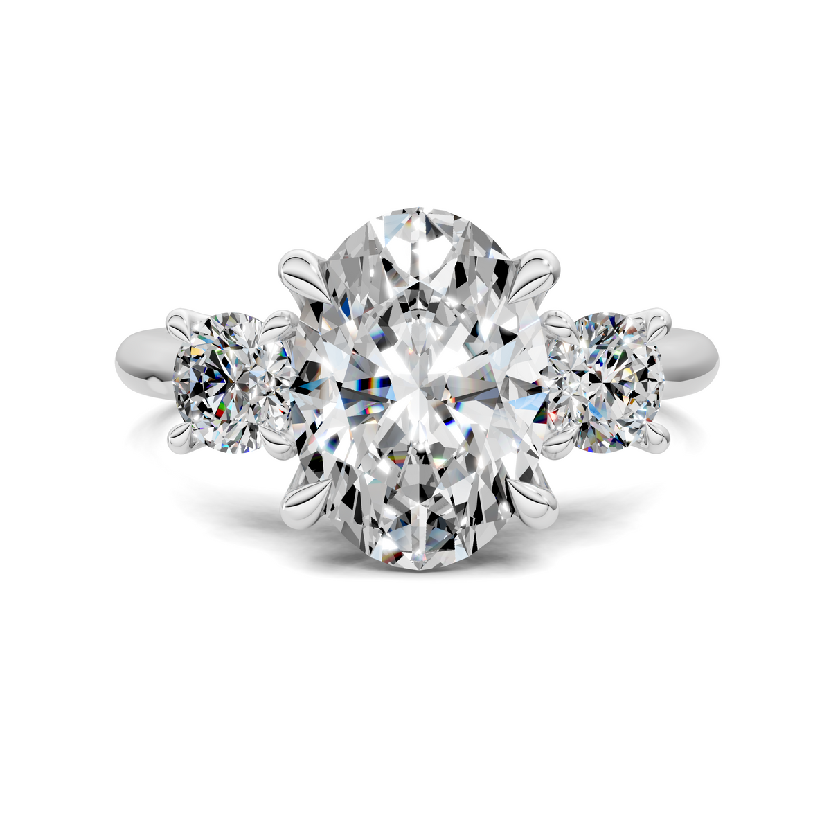 Taryn Three Stone Ring