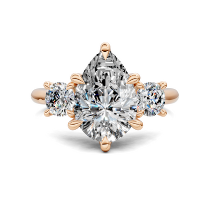 Taryn Three Stone Ring