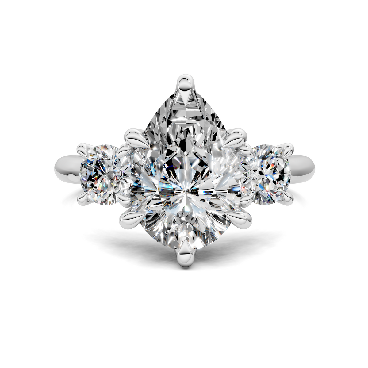 Taryn Three Stone Ring