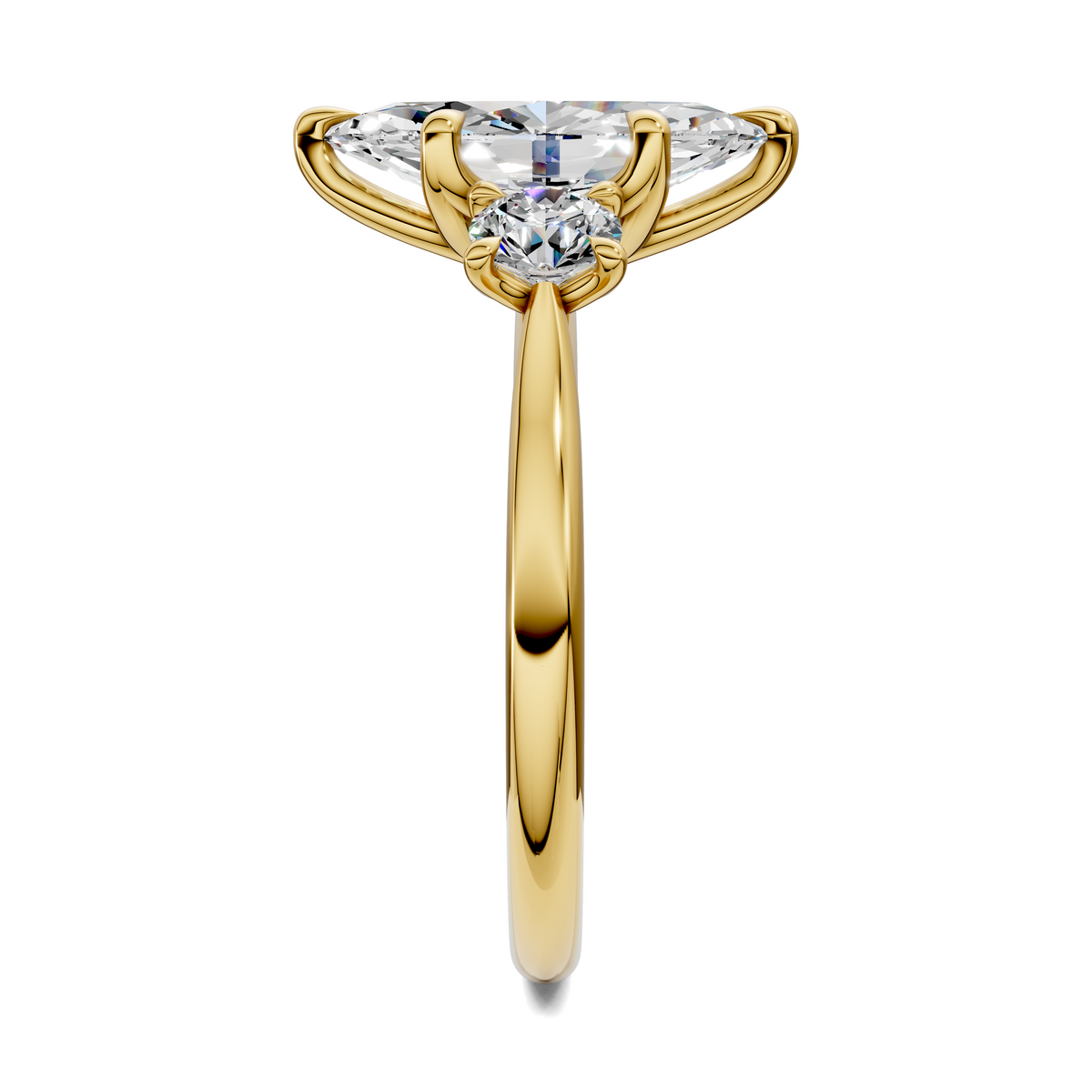 Taryn Three Stone Ring