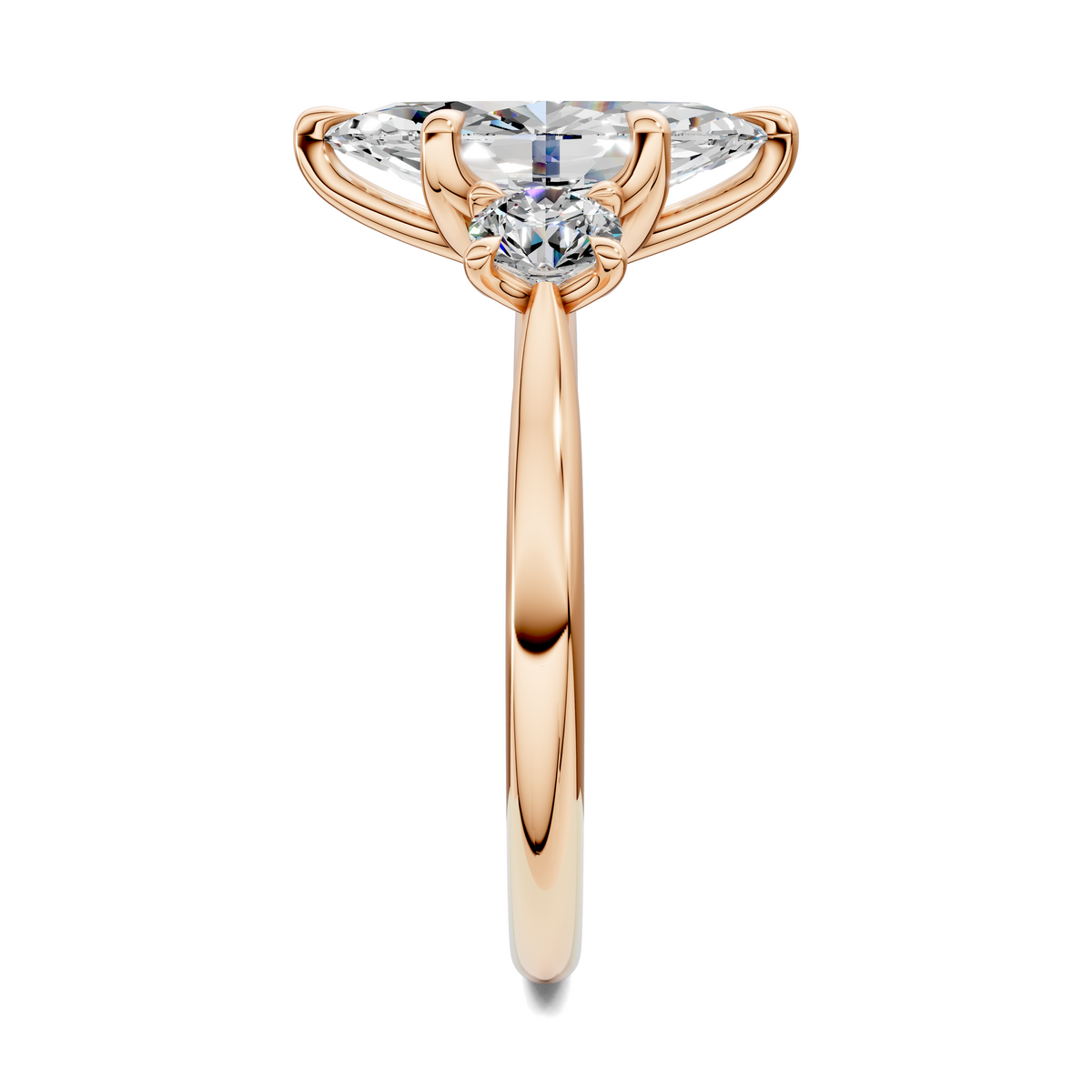 Taryn Three Stone Ring