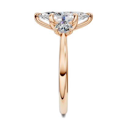 Taryn Three Stone Ring