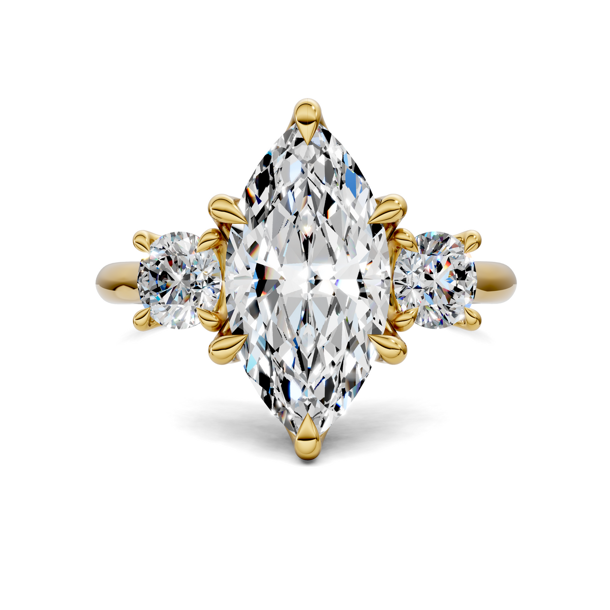 Taryn Three Stone Ring