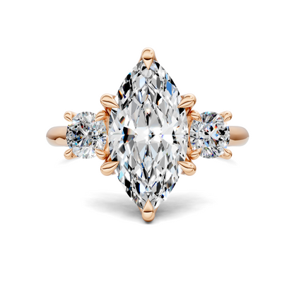 Taryn Three Stone Ring
