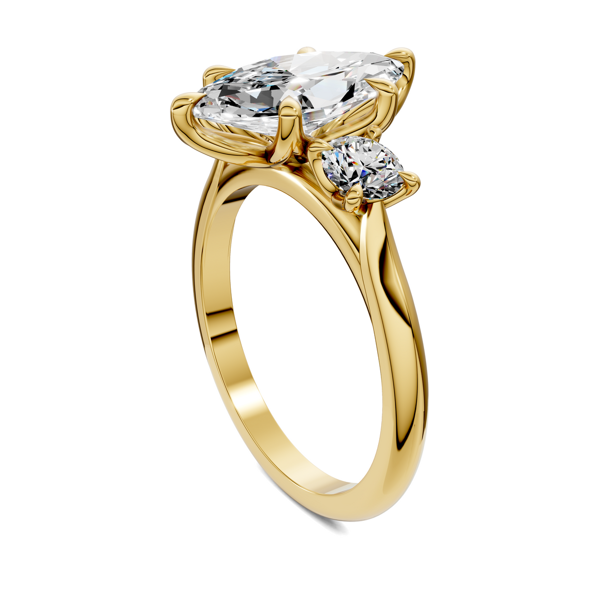 Taryn Three Stone Ring