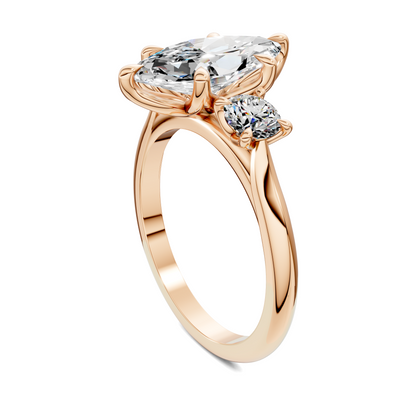 Taryn Three Stone Ring