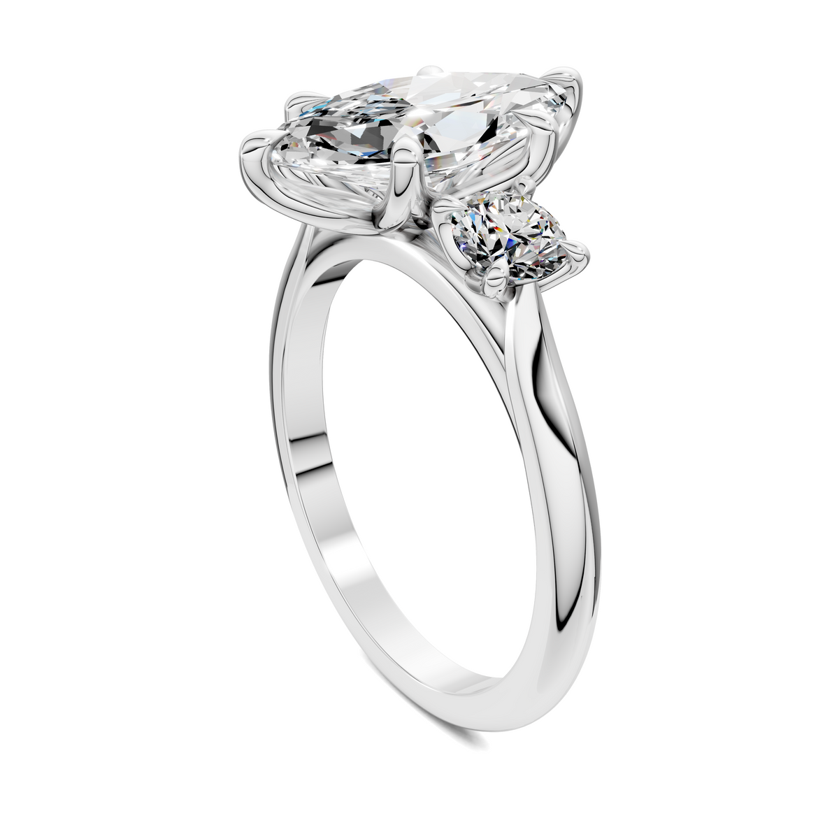Taryn Three Stone Ring