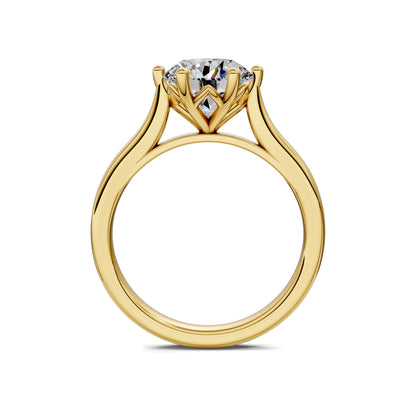 Kaitlyn Solitaire Engagement Ring - 2ct Round Lab Grown Diamond