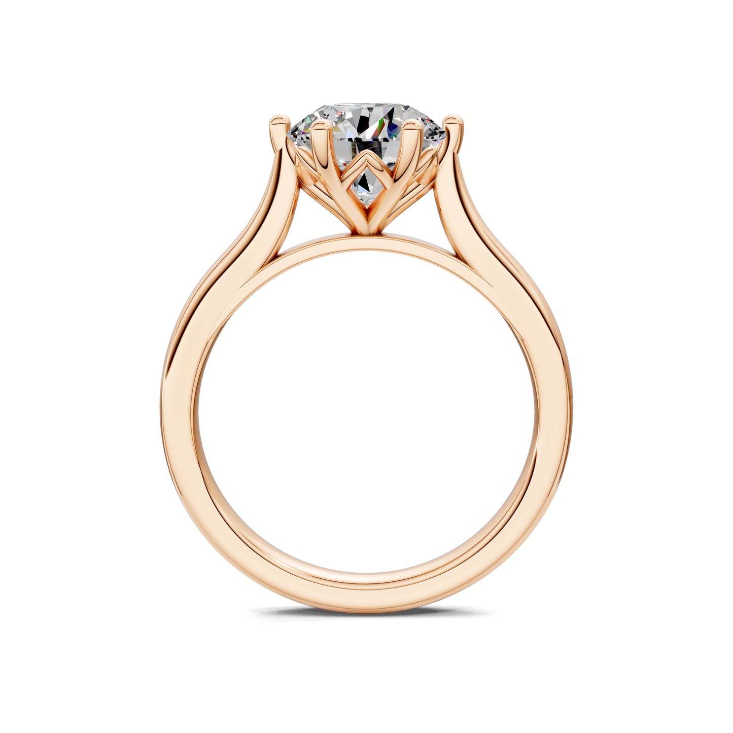 Kaitlyn Solitaire Engagement Ring - 2ct Round Lab Grown Diamond