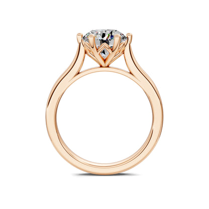 Kaitlyn Solitaire Engagement Ring - 2ct Round Lab Grown Diamond