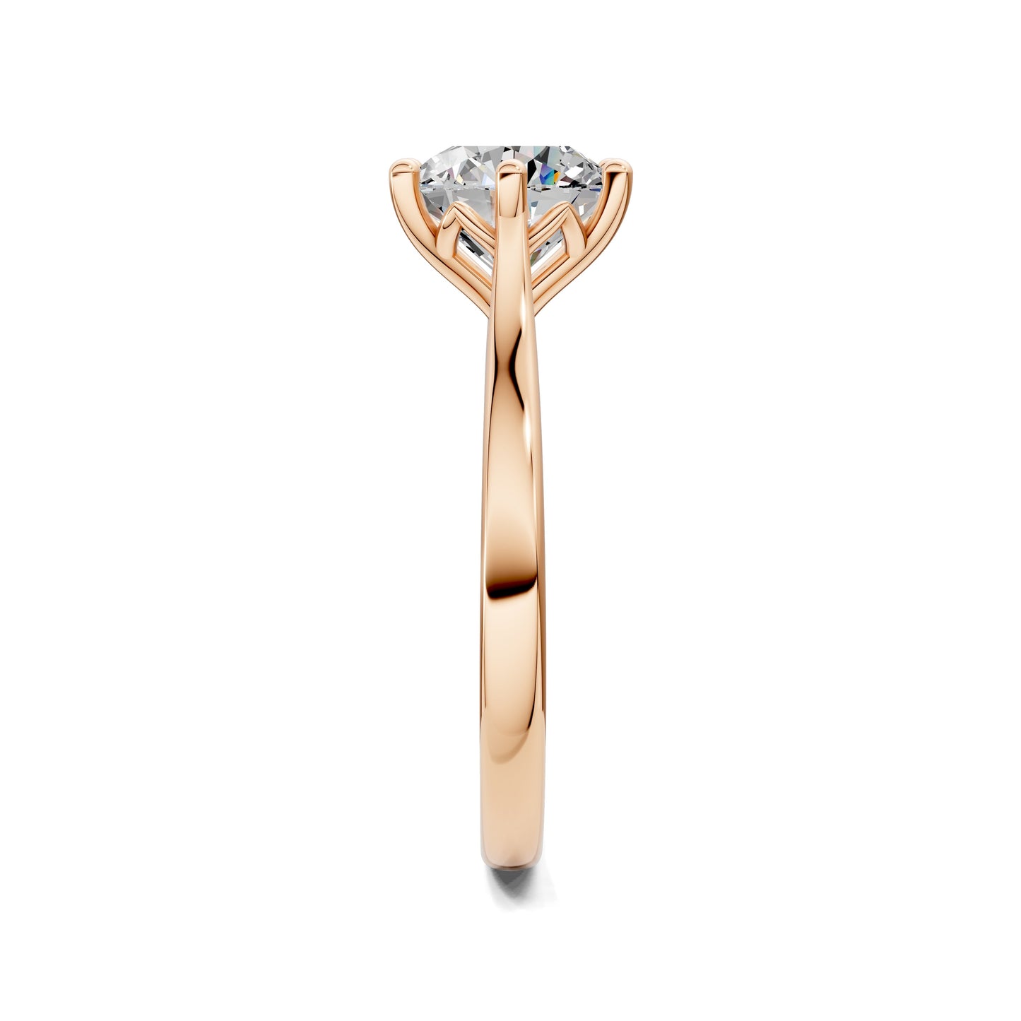 Kaitlyn Solitaire Engagement Ring - 2ct Round Lab Grown Diamond