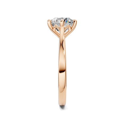 Kaitlyn Solitaire Engagement Ring - 2ct Round Lab Grown Diamond