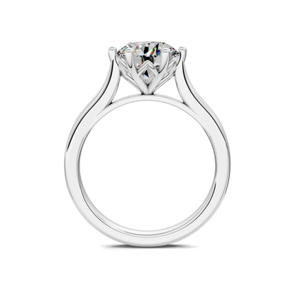 Kaitlyn Solitaire Engagement Ring - 2ct Round Lab Grown Diamond