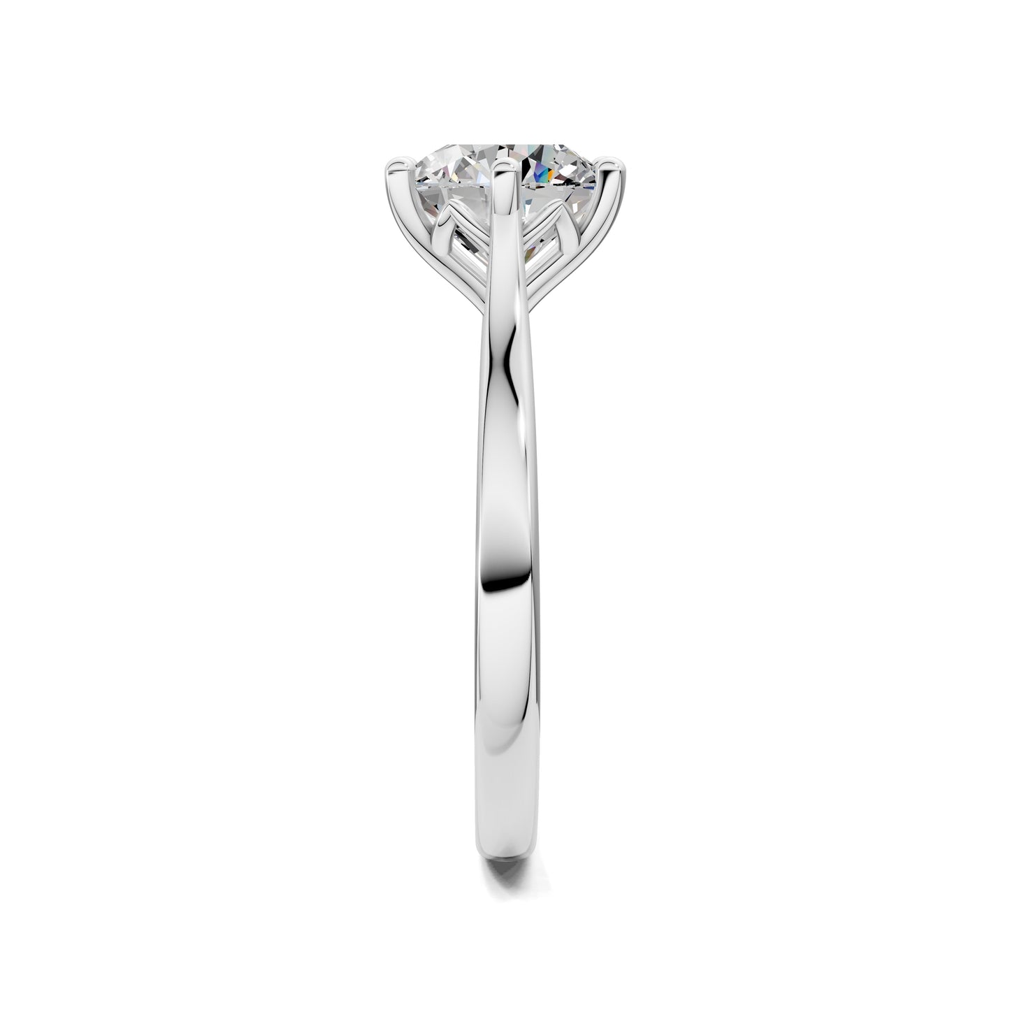 Kaitlyn Solitaire Engagement Ring - 2ct Round Lab Grown Diamond