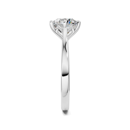 Kaitlyn Solitaire Engagement Ring - 2ct Round Lab Grown Diamond