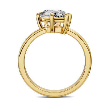 Annie Angled Solitaire Ring