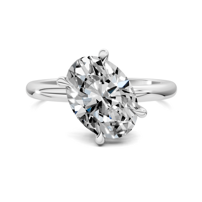 Annie Angled Solitaire Ring