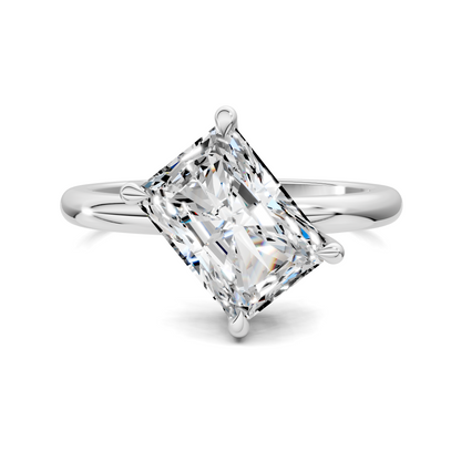 Annie Angled Solitaire Ring