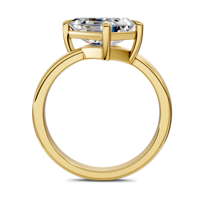 Annie Angled Solitaire Ring