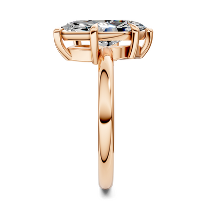 Annie Angled Solitaire Ring