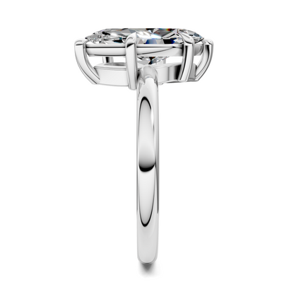 Annie Angled Solitaire Ring