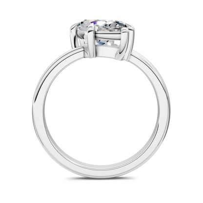 Annie Angled Solitaire Ring