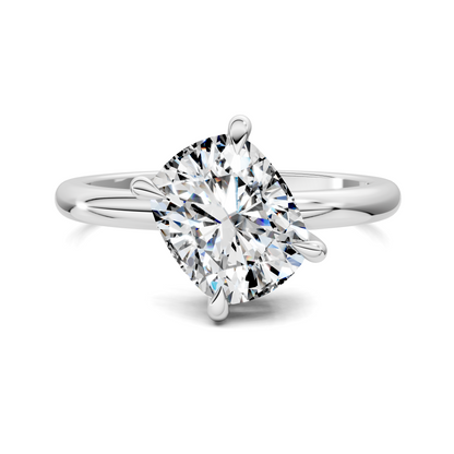 Annie Angled Solitaire Ring