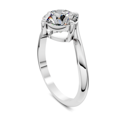 Sylvia Bypass Solitaire Ring