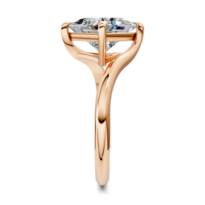 Sylvia Bypass Solitaire Ring