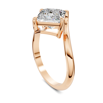 Sylvia Bypass Solitaire Ring
