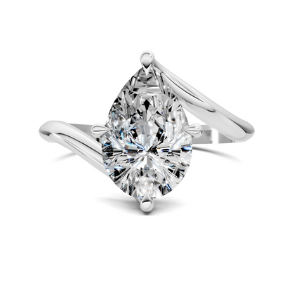 Sylvia Bypass Solitaire Ring