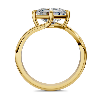 Sylvia Bypass Solitaire Ring