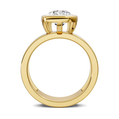 Jackie Bezel Solitaire Ring