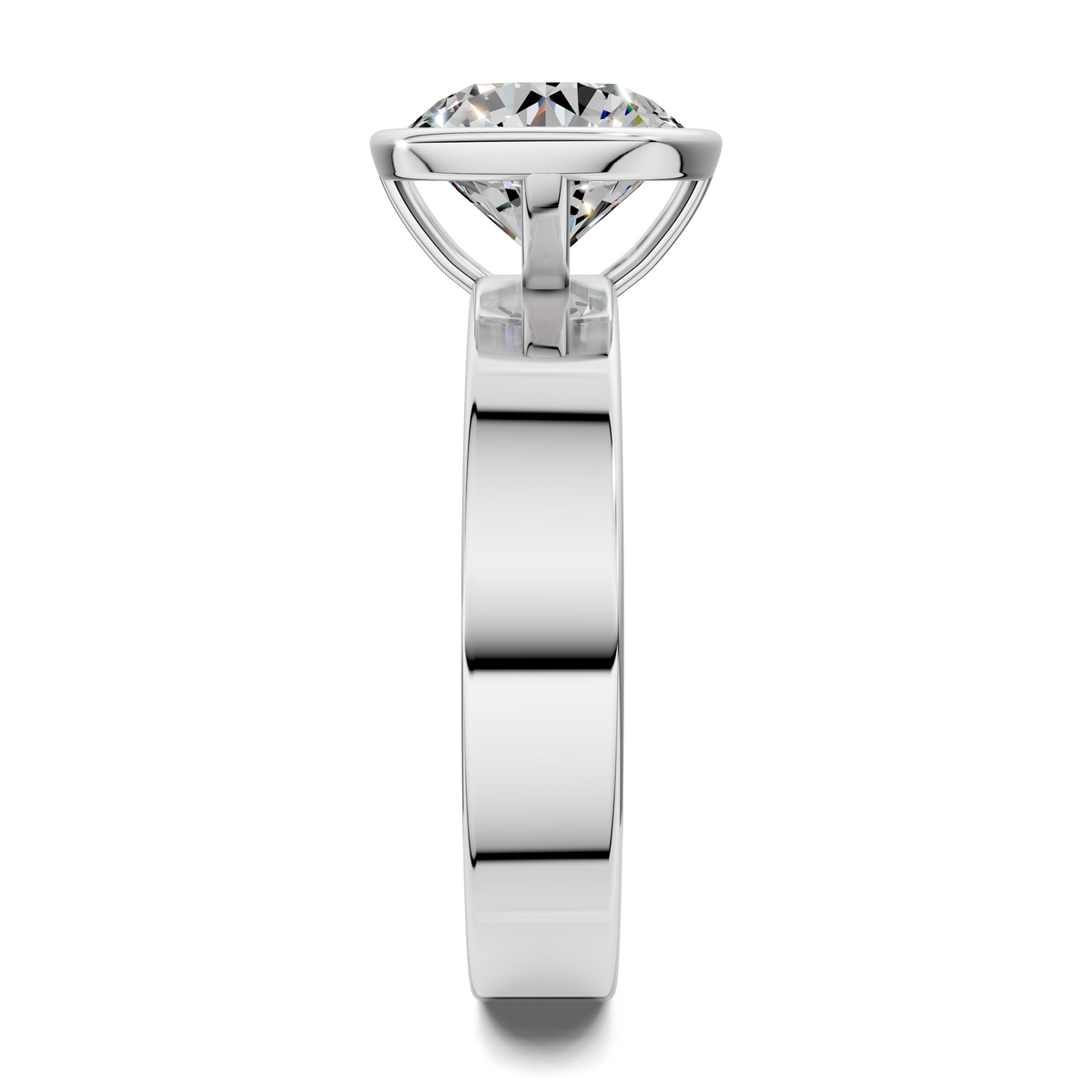Jackie Bezel Solitaire Ring