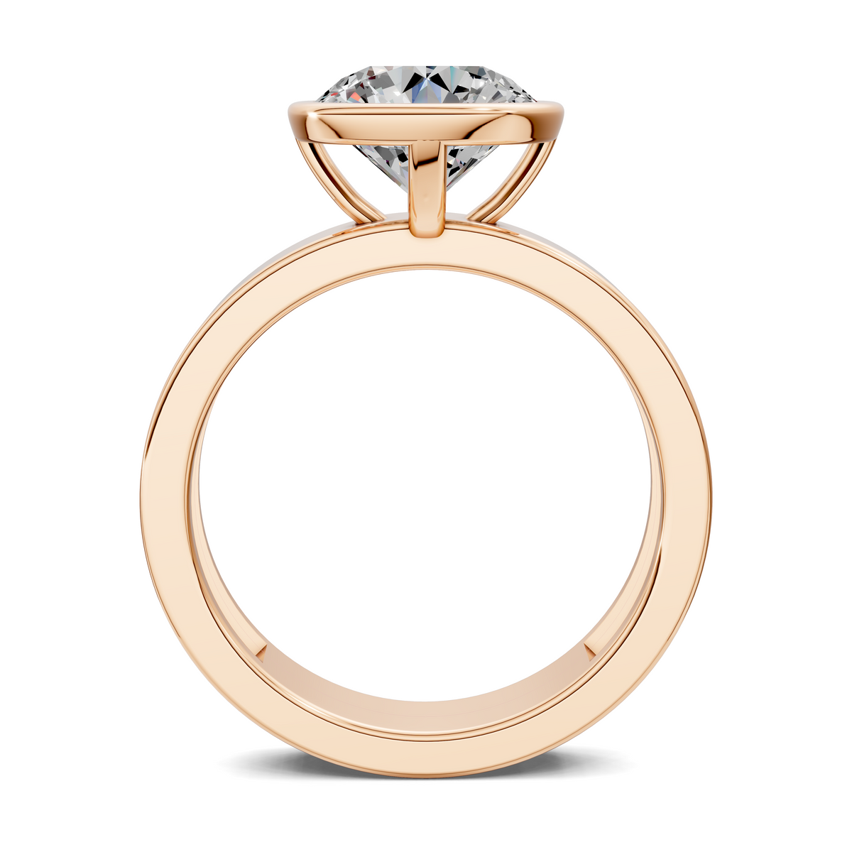 Jackie Bezel Solitaire Ring