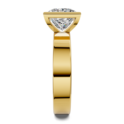 Jackie Bezel Solitaire Ring